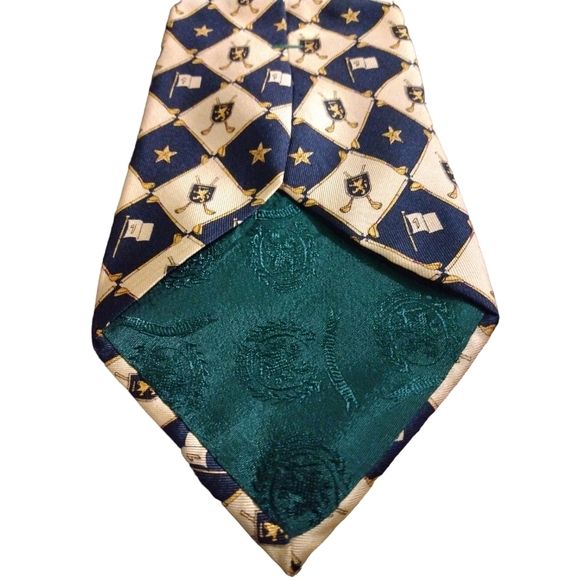 Tommy Hilfiger Italian Silk Tie Preppy, Regal, Office, Old Money, Academic - Picture 4 of 8